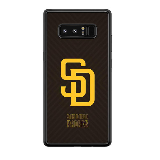 San Diego Padres Shape and Emblem Samsung Galaxy Note 8 Case-Oxvistore