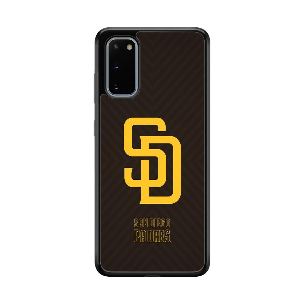 San Diego Padres Shape and Emblem Samsung Galaxy S20 Case-Oxvistore