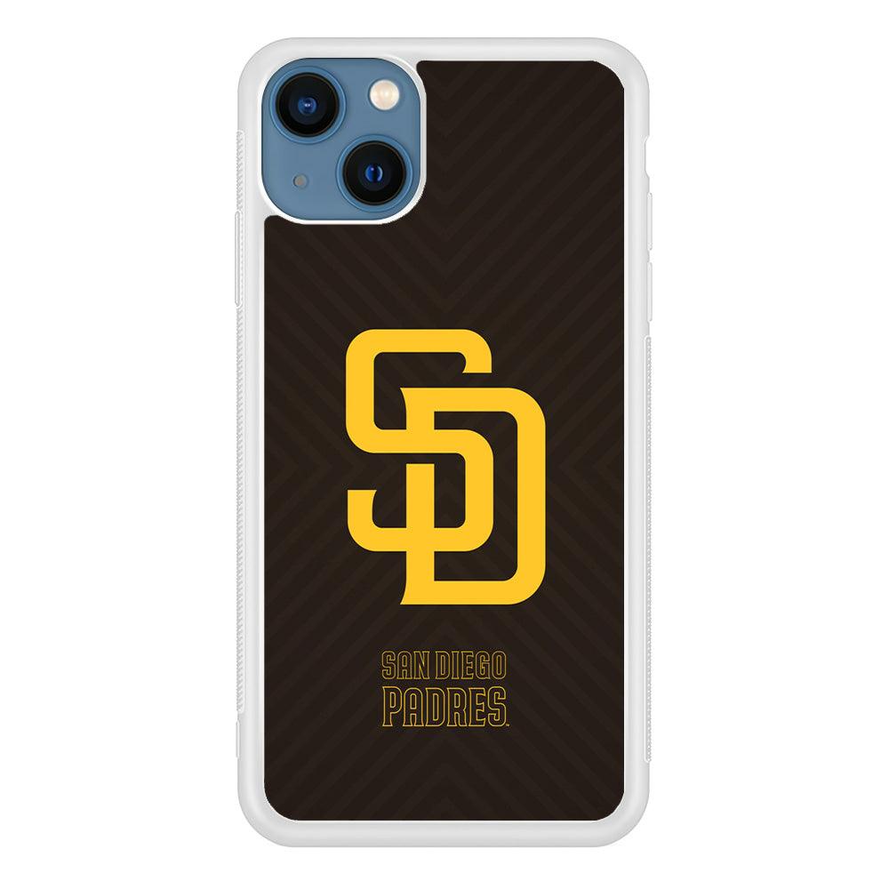 San Diego Padres Shape and Emblem iPhone 15 Plus Case-Oxvistore