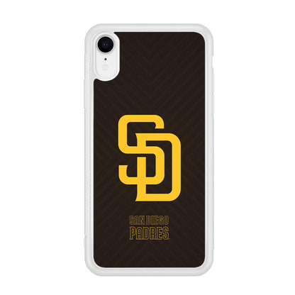 San Diego Padres Shape and Emblem iPhone XR Case-Oxvistore