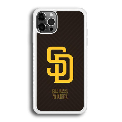 San Diego Padres Shape and Emblem iPhone 12 Pro Max Case-Oxvistore