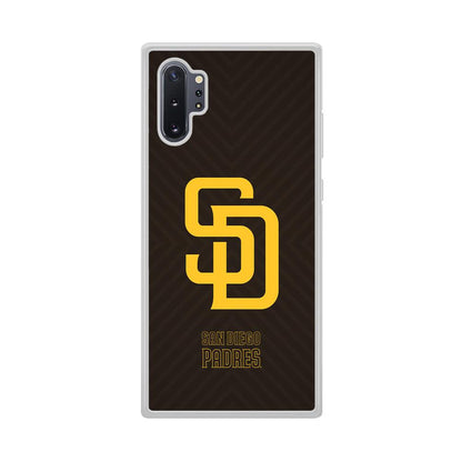 San Diego Padres Shape and Emblem Samsung Galaxy Note 10 Plus Case-Oxvistore