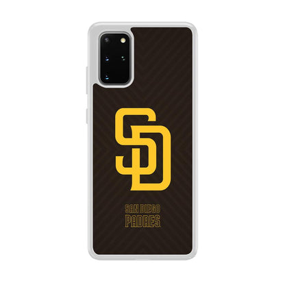 San Diego Padres Shape and Emblem Samsung Galaxy S20 Plus Case-Oxvistore