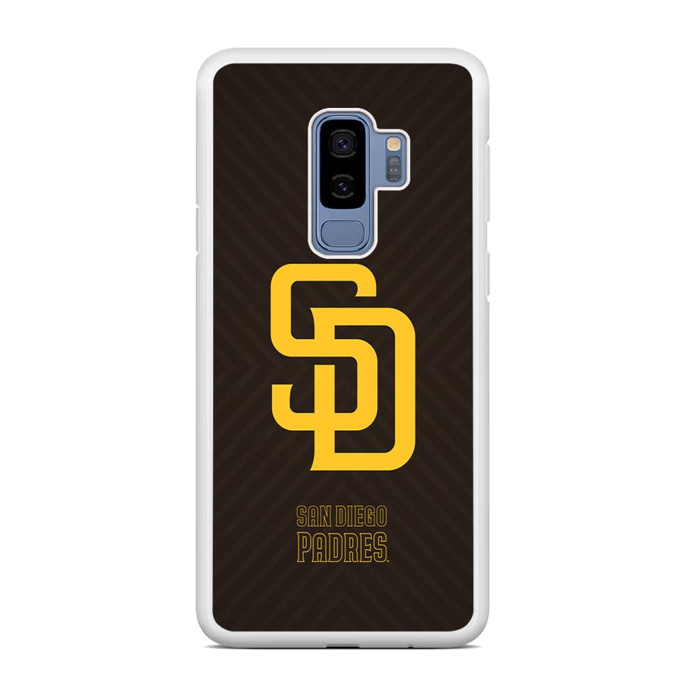 San Diego Padres Shape and Emblem Samsung Galaxy S9 Plus Case-Oxvistore