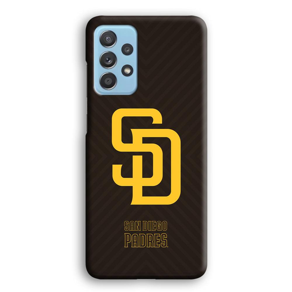 San Diego Padres Shape and Emblem Samsung Galaxy A52 Case-Oxvistore