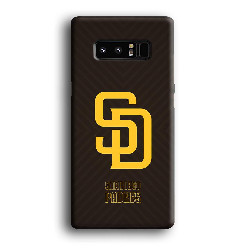 San Diego Padres Shape and Emblem Samsung Galaxy Note 8 Case-Oxvistore