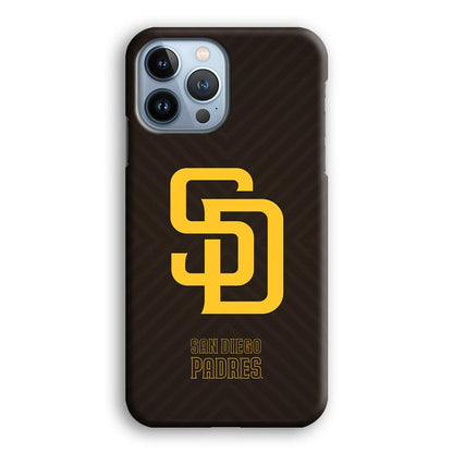 San Diego Padres Shape and Emblem iPhone 14 Pro Max Case-Oxvistore