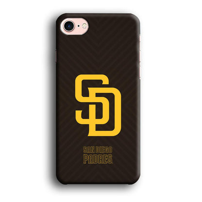 San Diego Padres Shape and Emblem iPhone 8 Case-Oxvistore