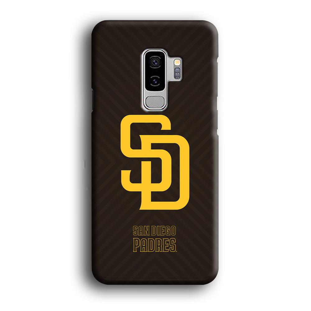 San Diego Padres Shape and Emblem Samsung Galaxy S9 Plus Case-Oxvistore