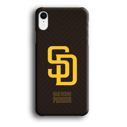 San Diego Padres Shape and Emblem iPhone XR Case-Oxvistore