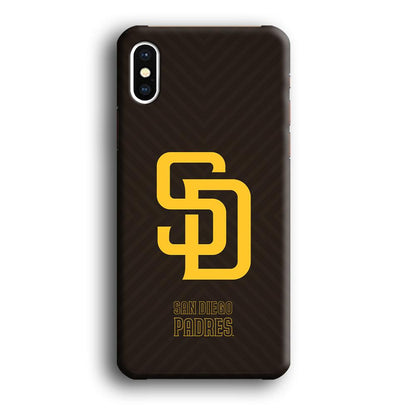 San Diego Padres Shape and Emblem iPhone Xs Max Case-Oxvistore