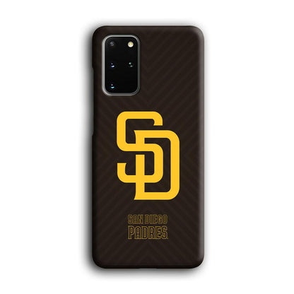 San Diego Padres Shape and Emblem Samsung Galaxy S20 Plus Case-Oxvistore