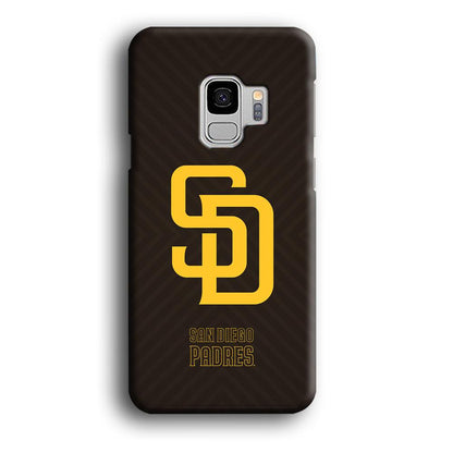 San Diego Padres Shape and Emblem Samsung Galaxy S9 Case-Oxvistore