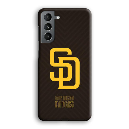 San Diego Padres Shape and Emblem Samsung Galaxy S21 Case-Oxvistore