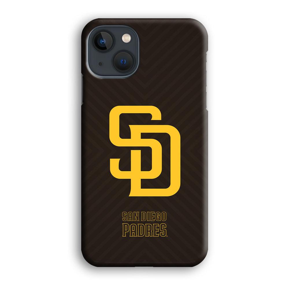 San Diego Padres Shape and Emblem iPhone 14 Plus Case-Oxvistore