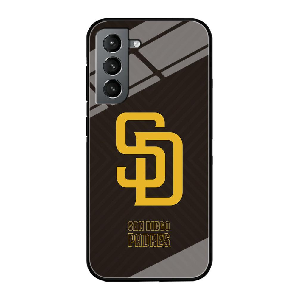 San Diego Padres Shape and Emblem Samsung Galaxy S21 Case-Oxvistore