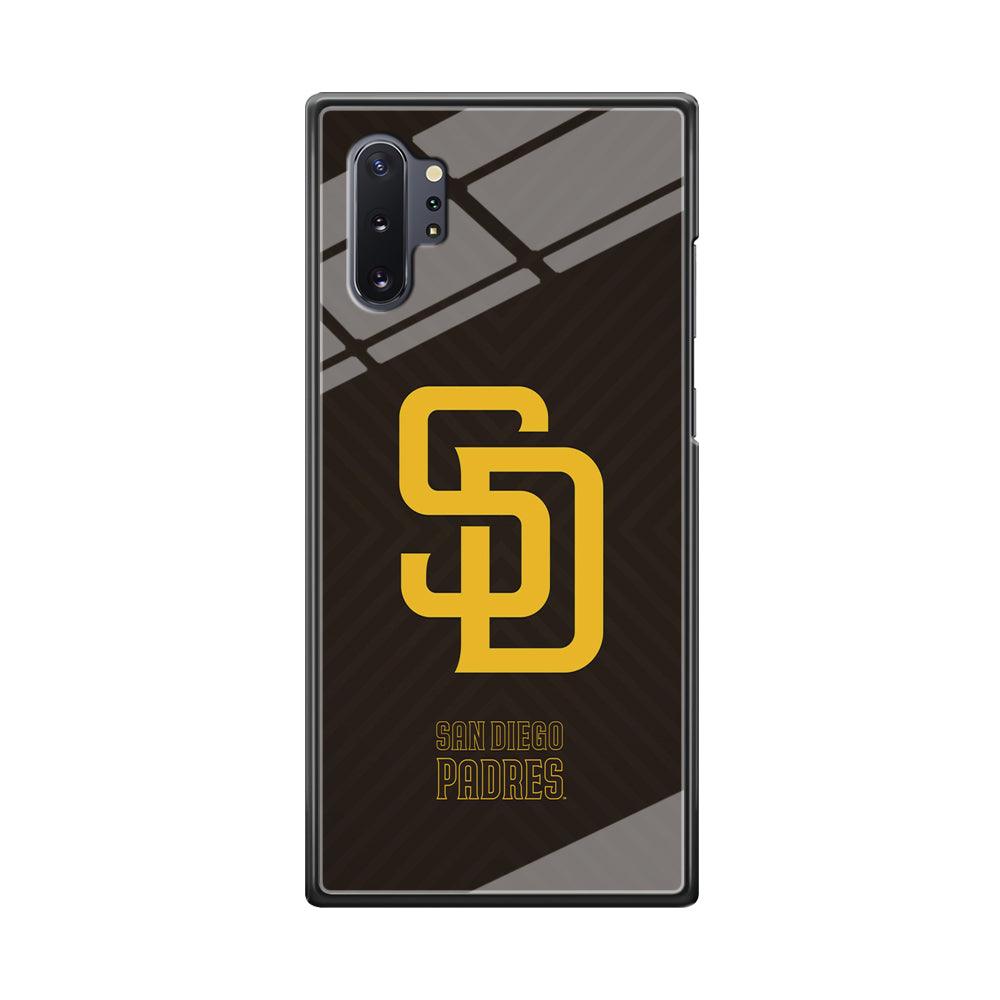 San Diego Padres Shape and Emblem Samsung Galaxy Note 10 Plus Case-Oxvistore