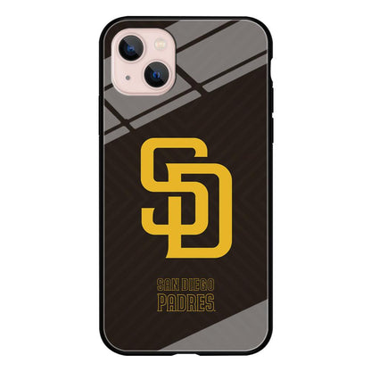 San Diego Padres Shape and Emblem iPhone 15 Plus Case-Oxvistore