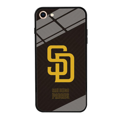 San Diego Padres Shape and Emblem iPhone 8 Case-Oxvistore