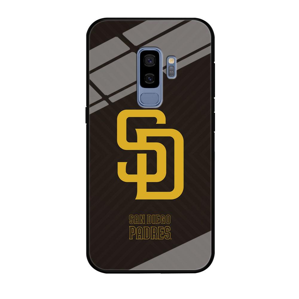 San Diego Padres Shape and Emblem Samsung Galaxy S9 Plus Case-Oxvistore