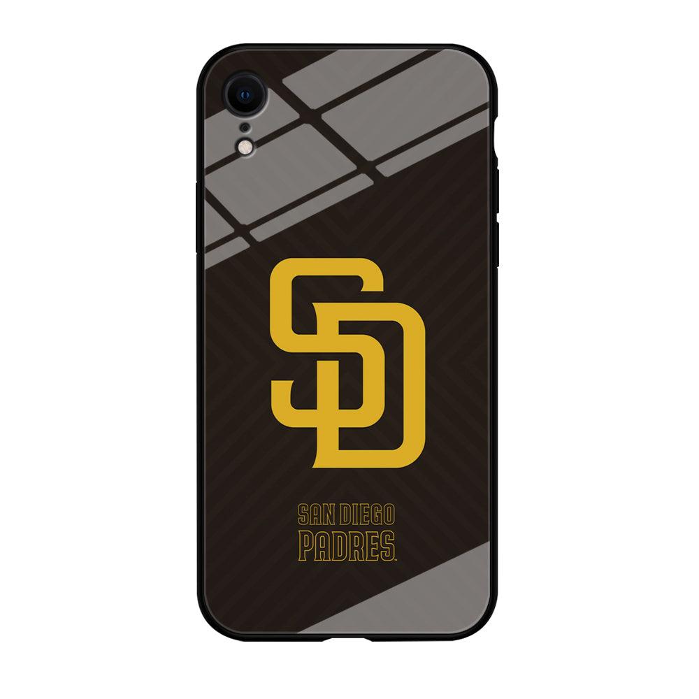 San Diego Padres Shape and Emblem iPhone XR Case-Oxvistore