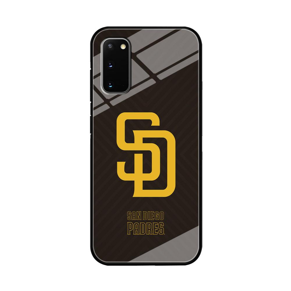 San Diego Padres Shape and Emblem Samsung Galaxy S20 Case-Oxvistore