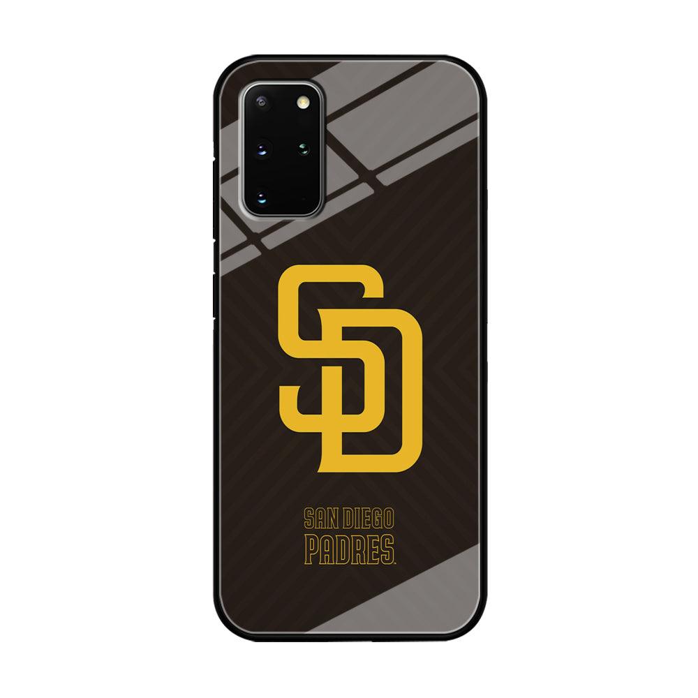 San Diego Padres Shape and Emblem Samsung Galaxy S20 Plus Case-Oxvistore