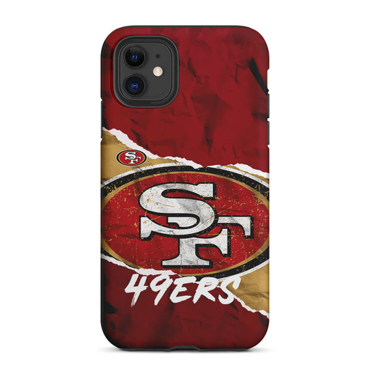 San Francisco 49ers Abstract 2 in 1 Tough Phone Case