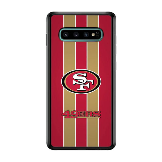 San Francisco 49ers Support for The Game Samsung Galaxy S10 Case-Oxvistore