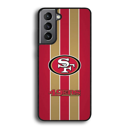 San Francisco 49ers Support for The Game Samsung Galaxy S22 Case-Rubber Black (2D Case)-Oxvistore