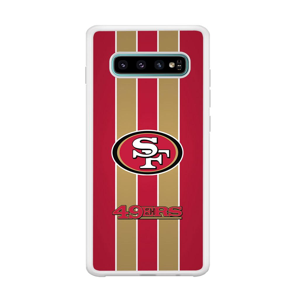 San Francisco 49ers Support for The Game Samsung Galaxy S10 Case-Oxvistore