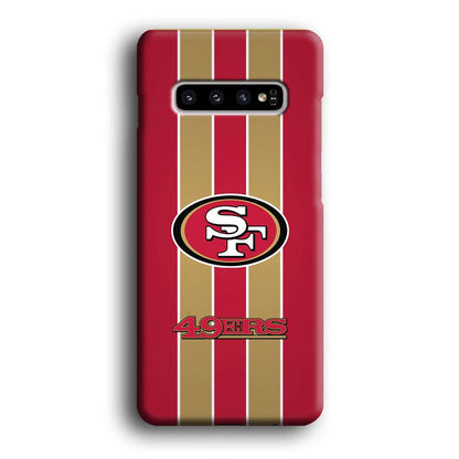 San Francisco 49ers Support for The Game Samsung Galaxy S10 Case-Oxvistore