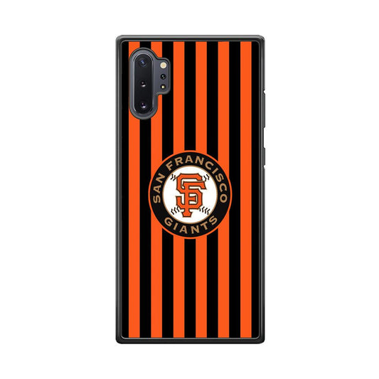 San Francisco Giants Emblem on Flag Samsung Galaxy Note 10 Plus Case-Oxvistore