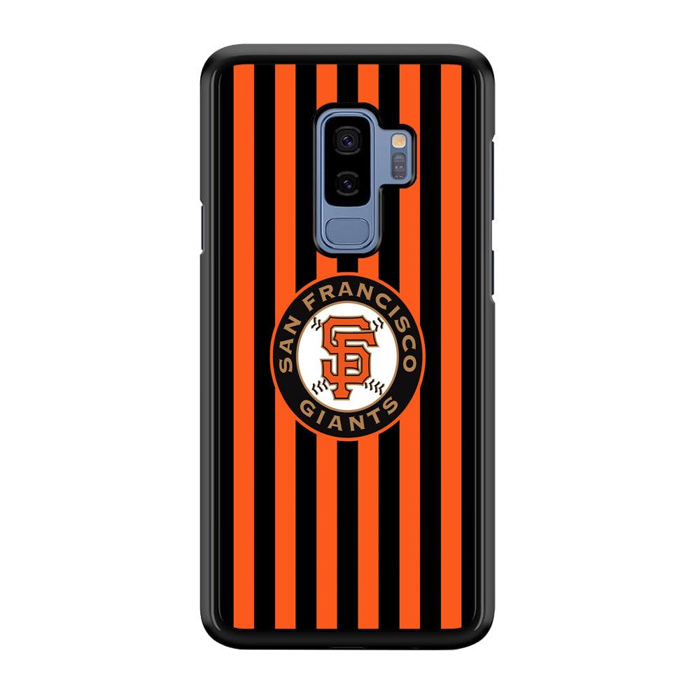 San Francisco Giants Emblem on Flag Samsung Galaxy S9 Plus Case-Oxvistore