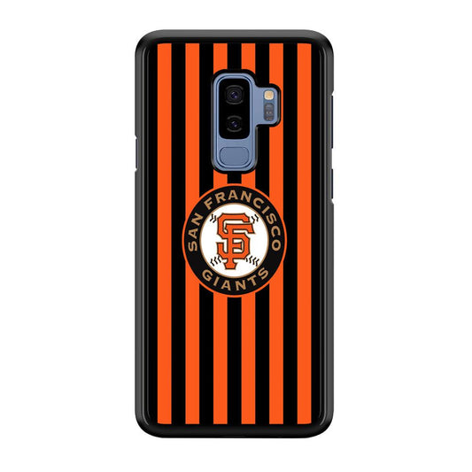 San Francisco Giants Emblem on Flag Samsung Galaxy S9 Plus Case-Oxvistore