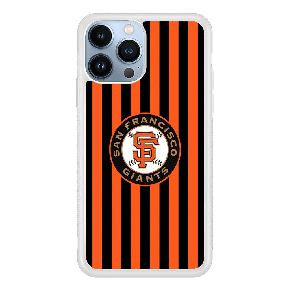 San Francisco Giants Emblem on Flag iPhone 15 Pro Case-Oxvistore