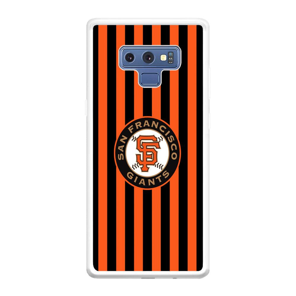 San Francisco Giants Emblem on Flag Samsung Galaxy Note 9 Case-Oxvistore