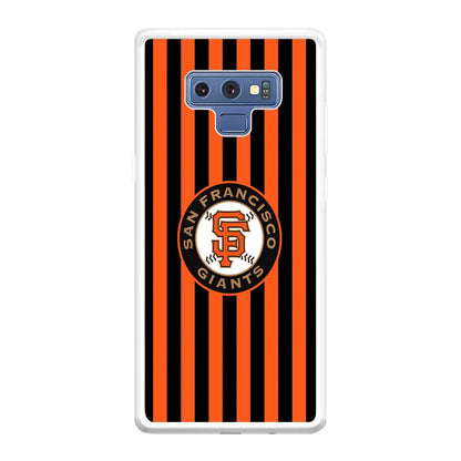 San Francisco Giants Emblem on Flag Samsung Galaxy Note 9 Case-Oxvistore