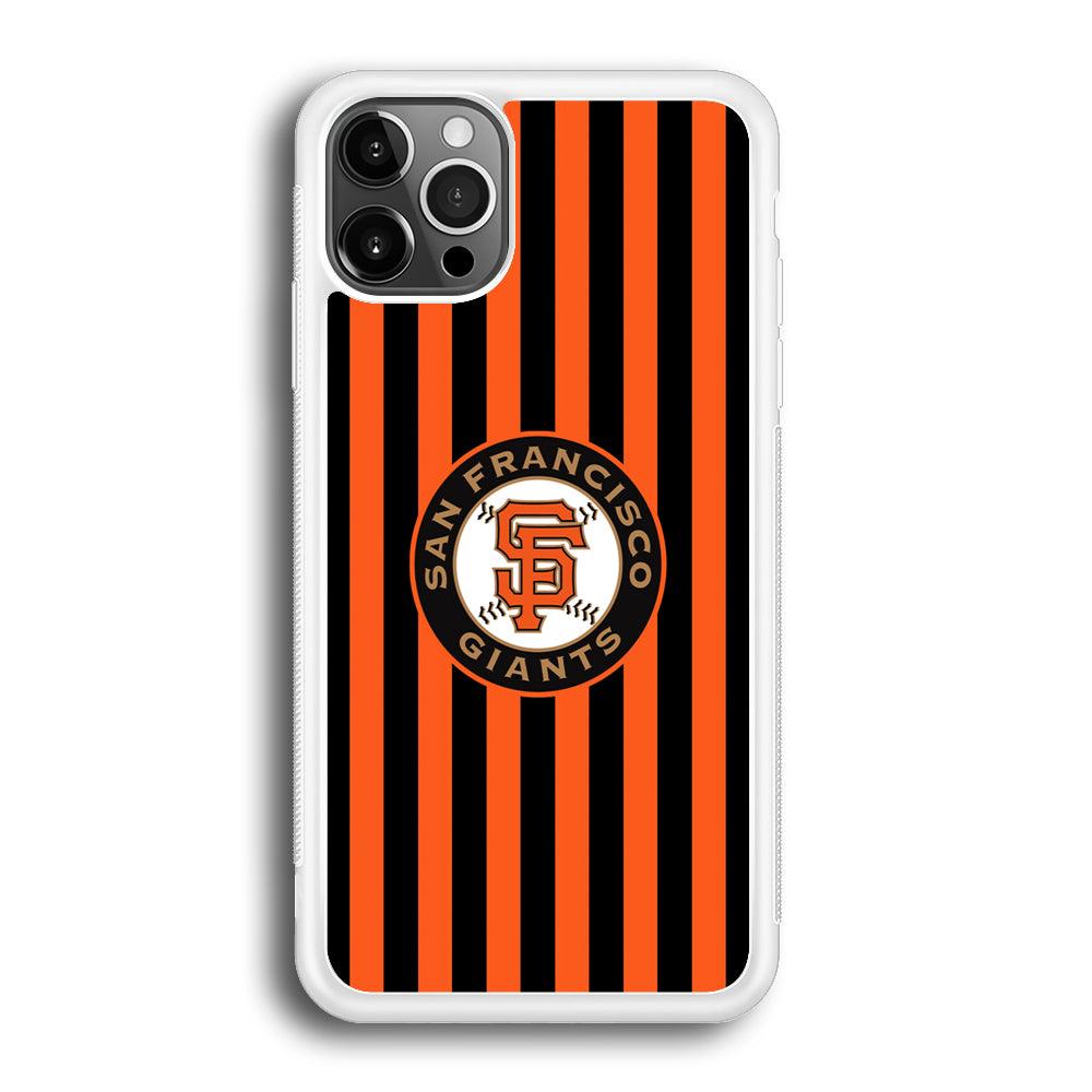 San Francisco Giants Emblem on Flag iPhone 12 Pro Max Case-Oxvistore