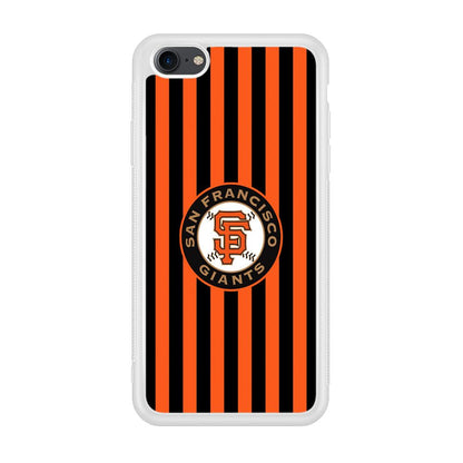 San Francisco Giants Emblem on Flag iPhone 8 Case-Oxvistore