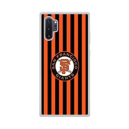 San Francisco Giants Emblem on Flag Samsung Galaxy Note 10 Plus Case-Oxvistore