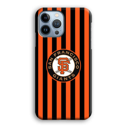 San Francisco Giants Emblem on Flag iPhone 15 Pro Max Case-Oxvistore