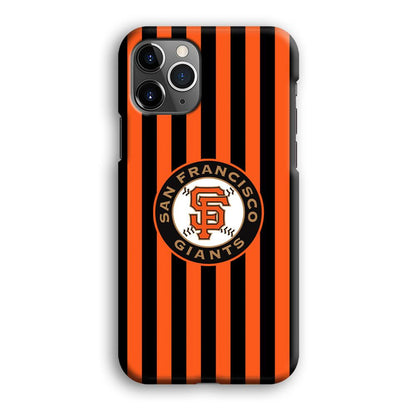 San Francisco Giants Emblem on Flag iPhone 12 Pro Case-Oxvistore