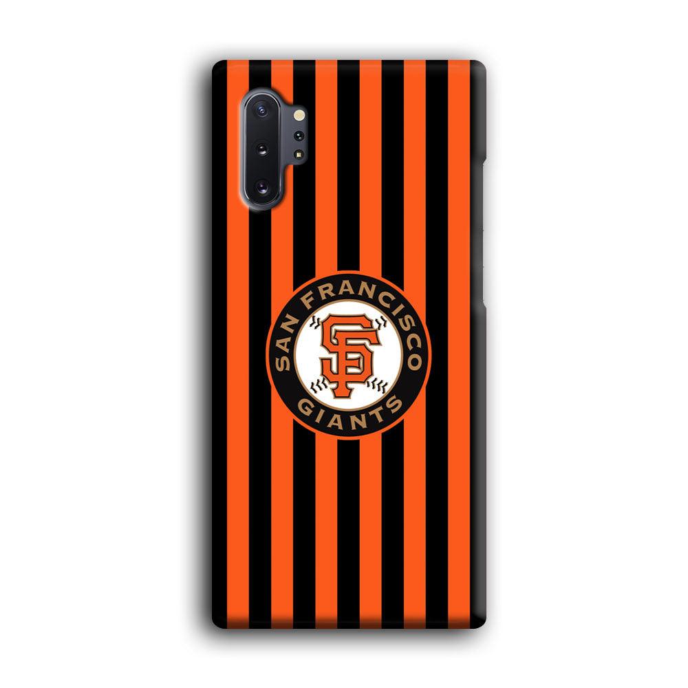 San Francisco Giants Emblem on Flag Samsung Galaxy Note 10 Plus Case-Oxvistore