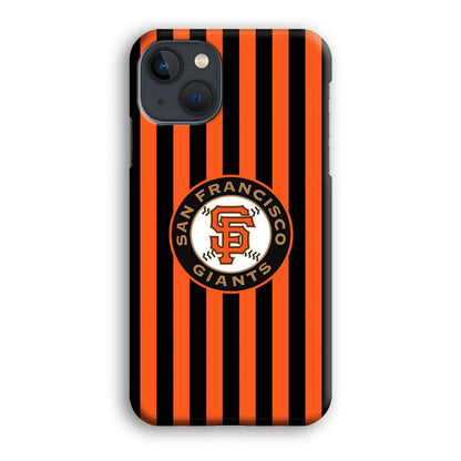 San Francisco Giants Emblem on Flag iPhone 15 Plus Case-Oxvistore