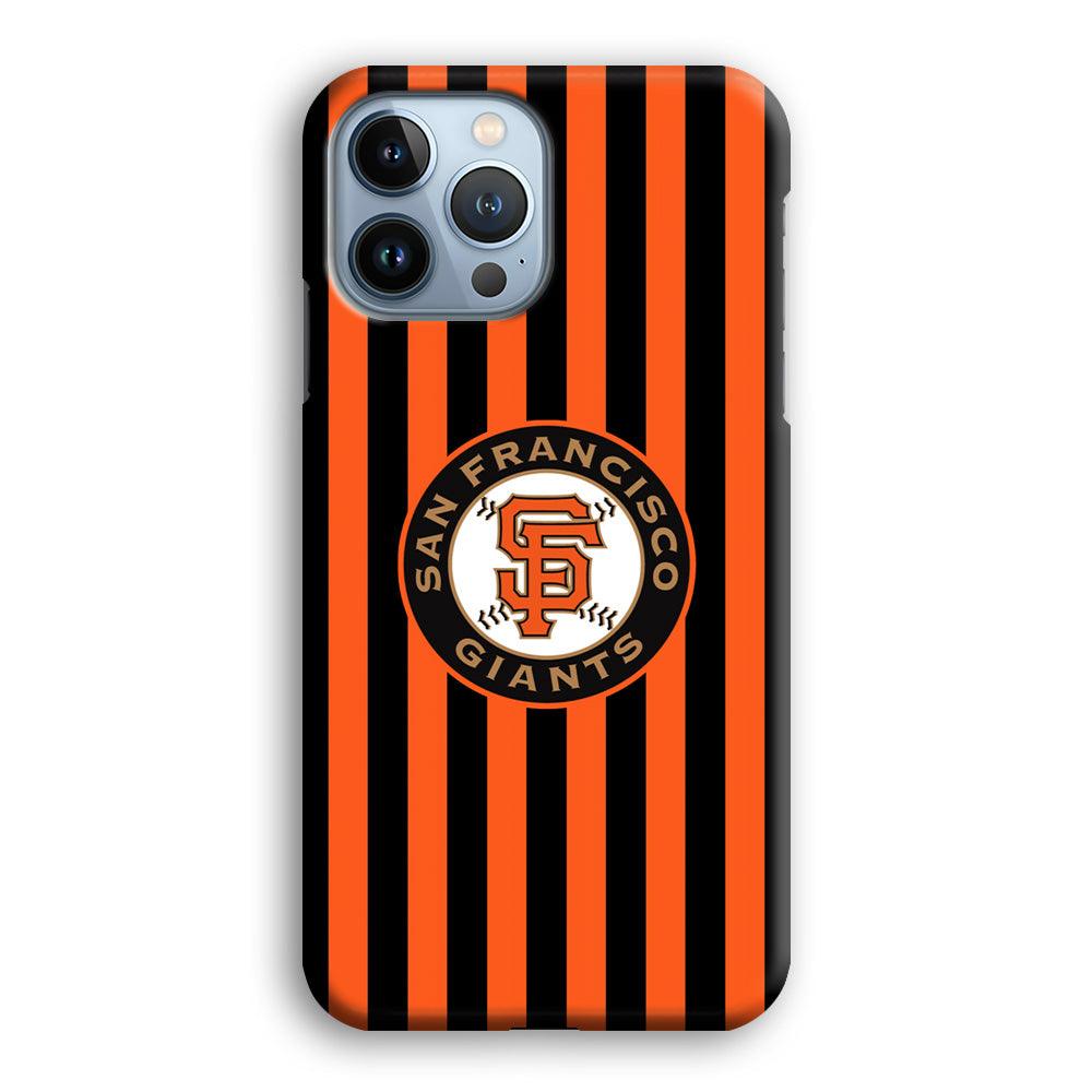 San Francisco Giants Emblem on Flag iPhone 15 Pro Case-Oxvistore