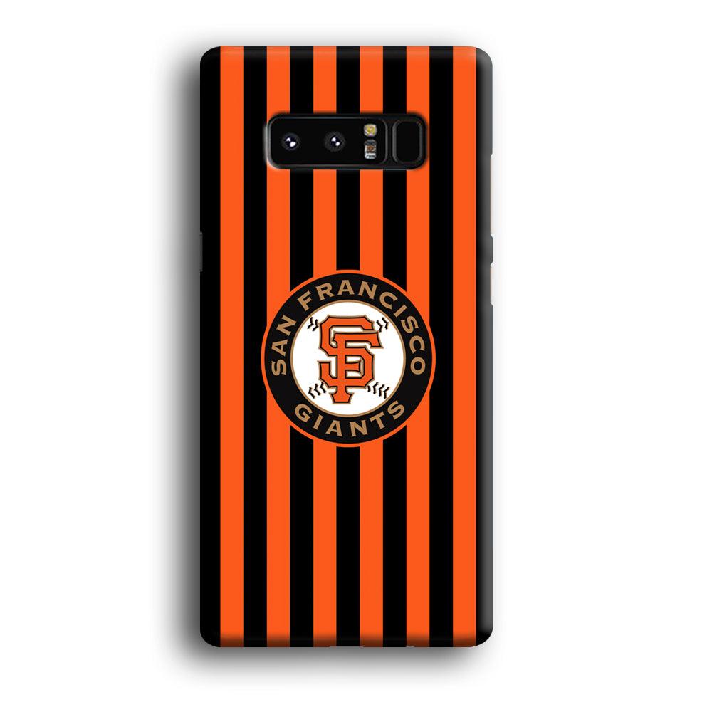 San Francisco Giants Emblem on Flag Samsung Galaxy Note 8 Case-Oxvistore