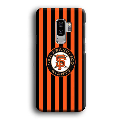 San Francisco Giants Emblem on Flag Samsung Galaxy S9 Plus Case-Oxvistore