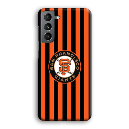 San Francisco Giants Emblem on Flag Samsung Galaxy S21 Case-Oxvistore