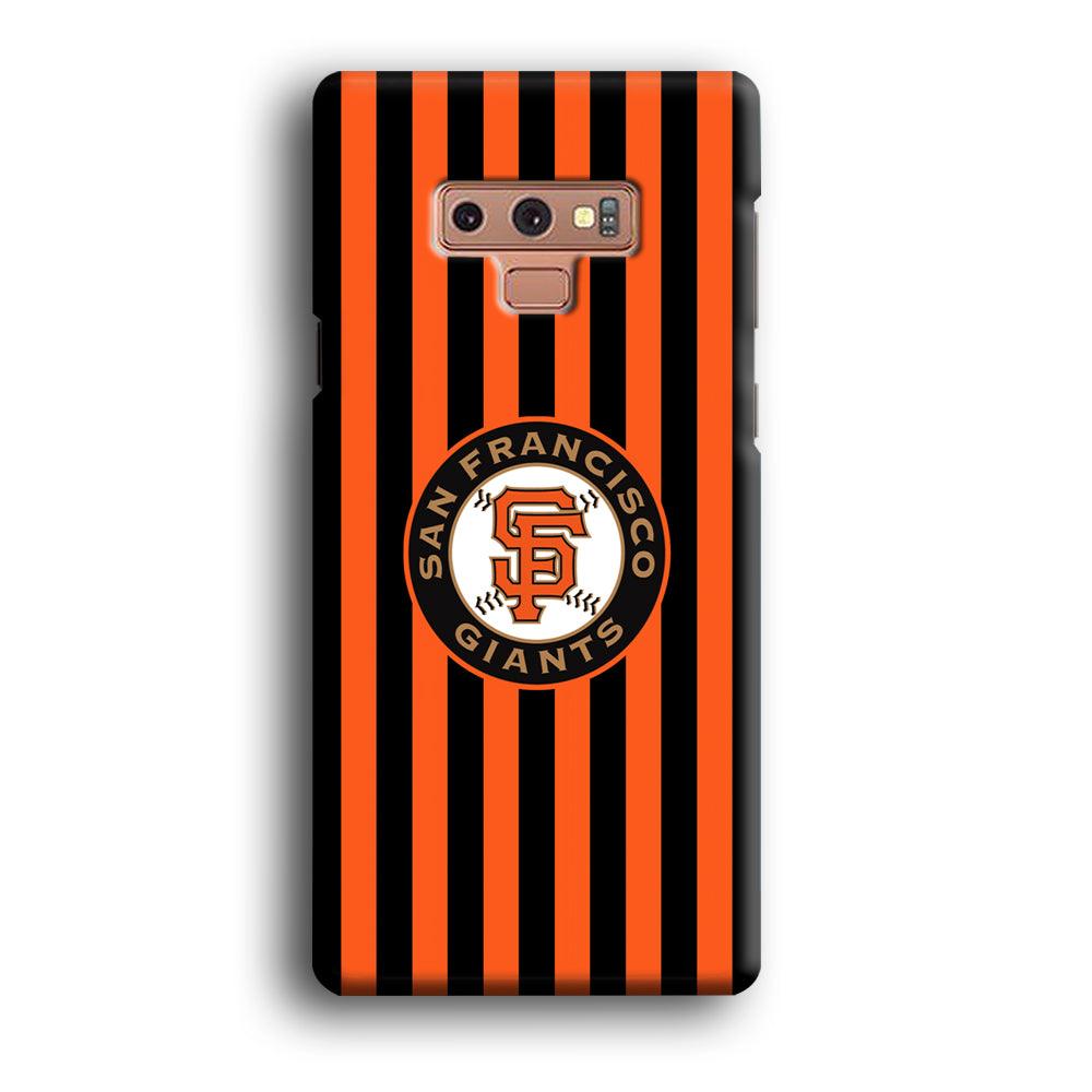 San Francisco Giants Emblem on Flag Samsung Galaxy Note 9 Case-Oxvistore